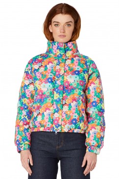 Flower Market Puffer Jacket
