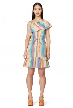 Prismatic Stripe Dress