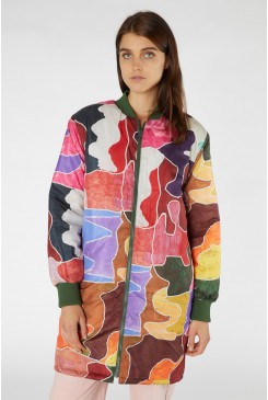 Jigsaw Quilted Coat