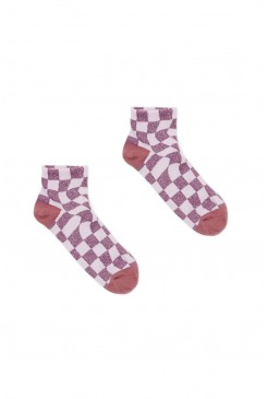 Warped Check Ankle Sock