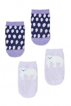Polar Bear Baby Sock Pk