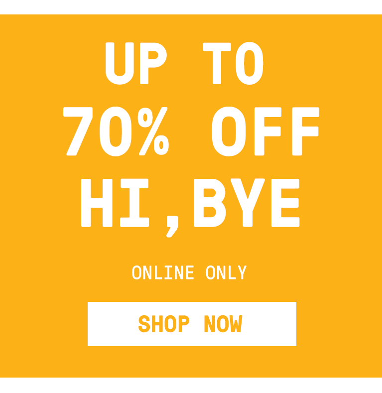 Up to 70% off outlet
